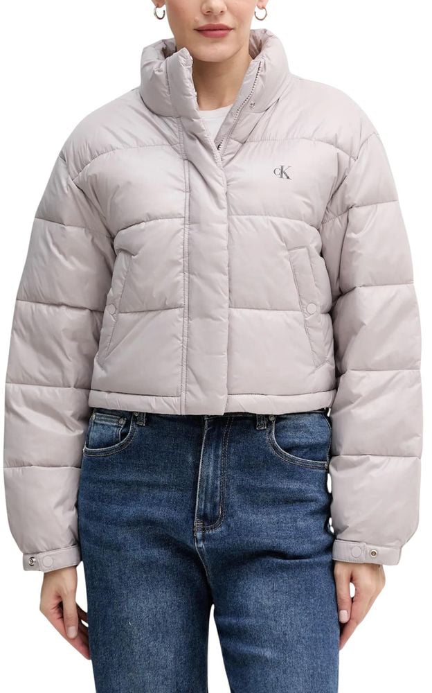 Calvin Klein Jeans Purple Polyamide Jacket Paars