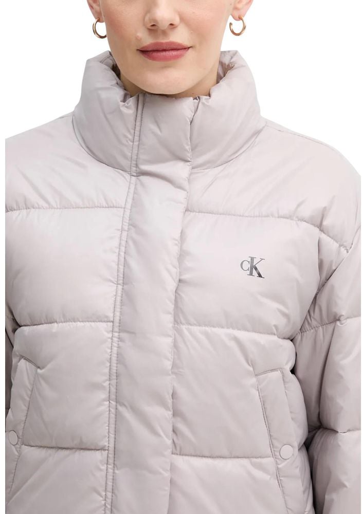 Calvin Klein Jeans Purple Polyamide Jacket Paars