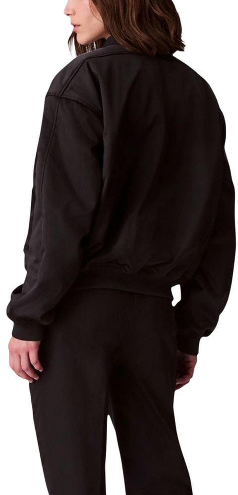 Calvin Klein Jeans Black Recycled Polyester Bomber Zwart