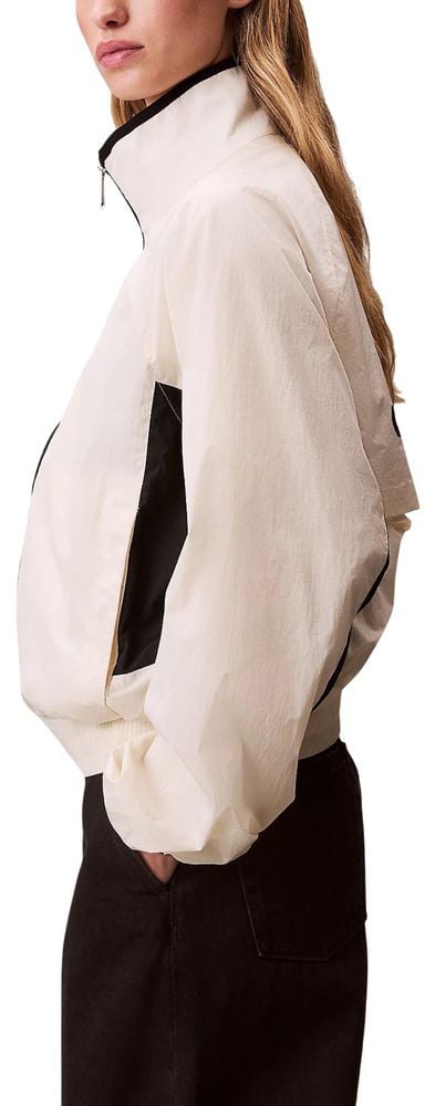 Calvin Klein Jeans White Polypropylene Shell Jacket Wit