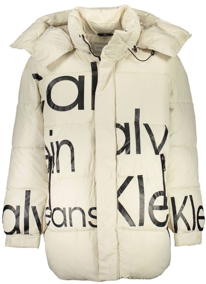 Calvin Klein Calvin Klein Beige Polyester Men Jacket Beige