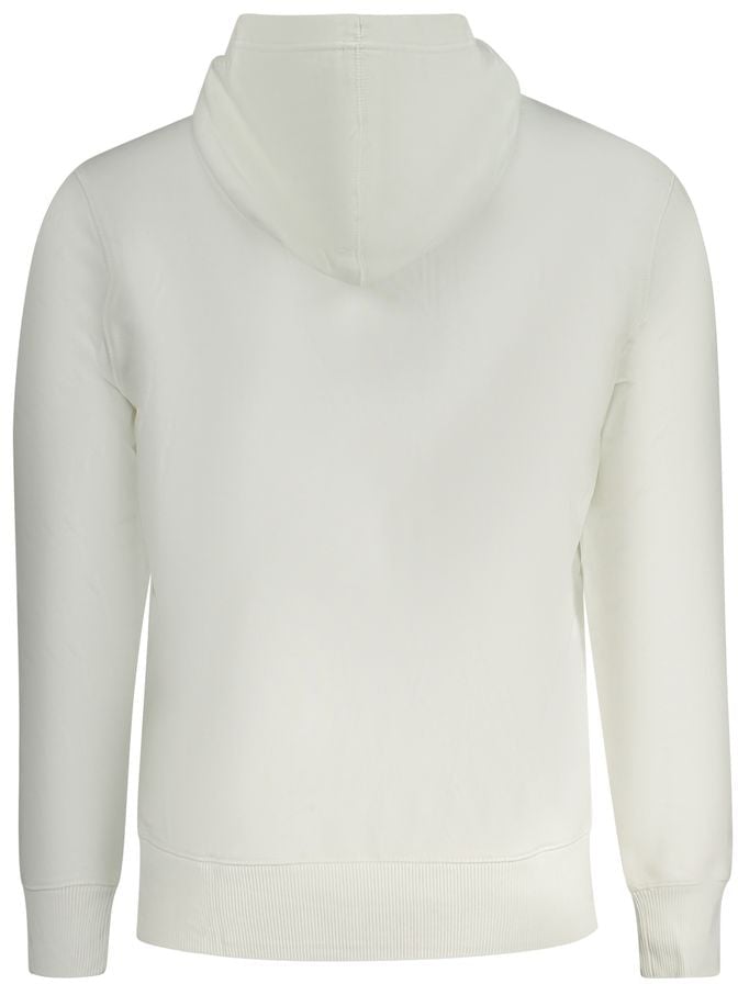 Calvin Klein Calvin Klein White Cotton Men's Hooded Sweatshirt Wit