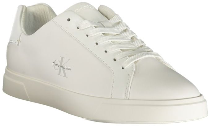 Calvin Klein White Polyurethane Women Sneaker Wit