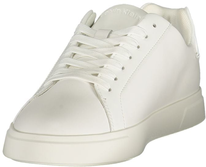 Calvin Klein White Polyurethane Women Sneaker Wit