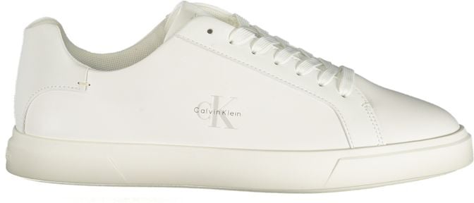 Calvin Klein White Polyurethane Women Sneaker Wit