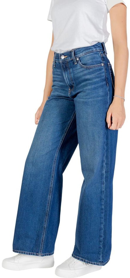 Calvin Klein Jeans Blue Cotton Boyfriend Jeans Blauw