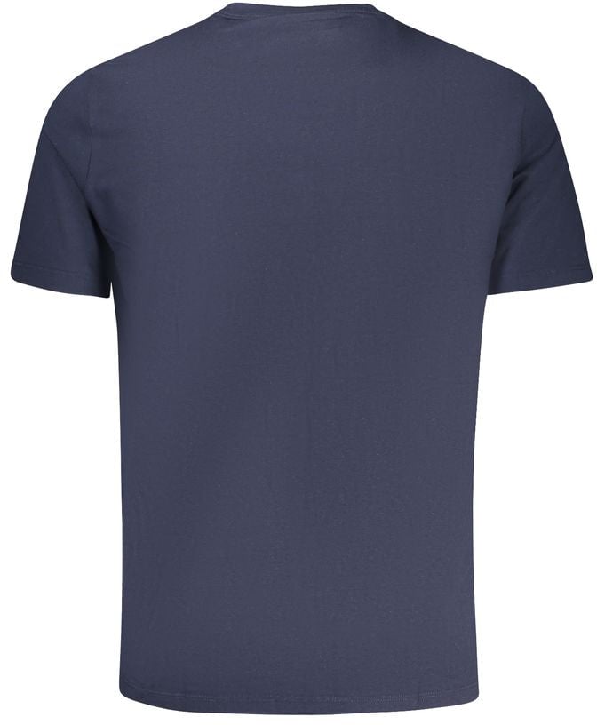 Calvin Klein Blue Cotton Men's T-Shirt Blauw