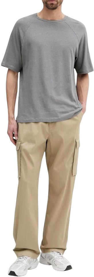 Calvin Klein Jeans Beige Cotton Cargo Pants Beige