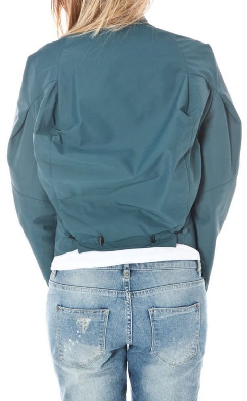 Calvin Klein Verde Poliammide Women Jacket Groen