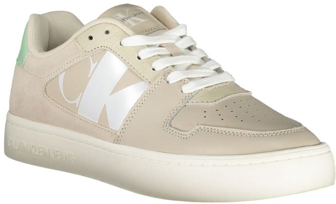 Calvin Klein Beige Polyurethane Women Sneaker Beige