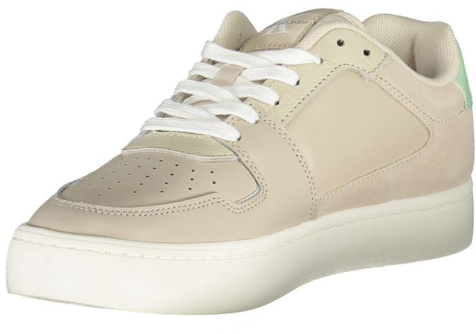 Calvin Klein Beige Polyurethane Women Sneaker Beige