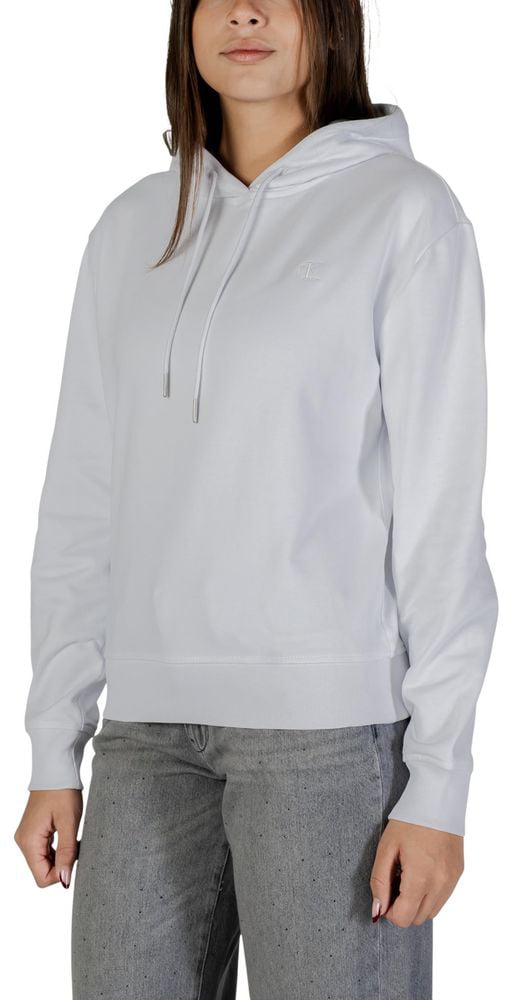 Calvin Klein Calvin Klein Jeans White Cotton Hoodie Wit
