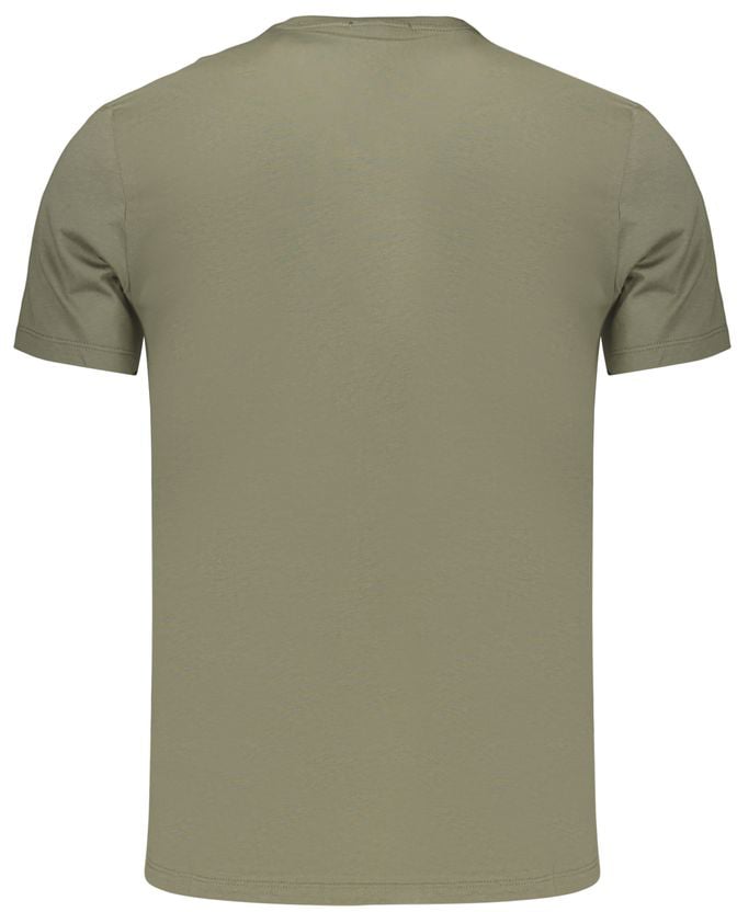 Calvin Klein Calvin Klein Green Cotton Men's T-Shirt Groen