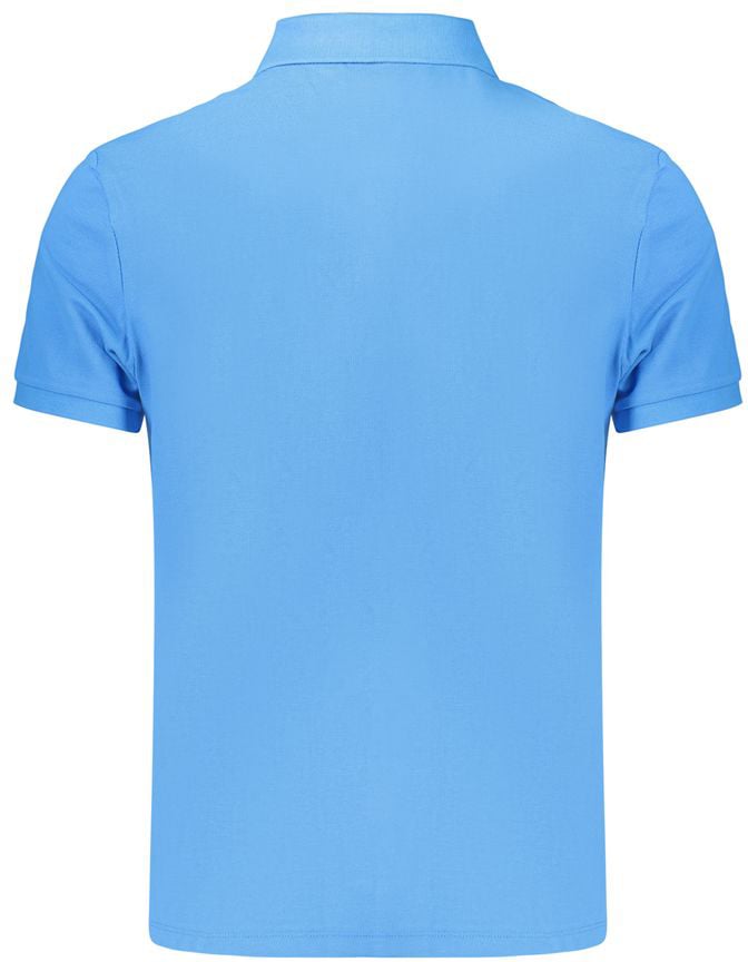 Calvin Klein Azzurro Cotton Men's Polo Blauw