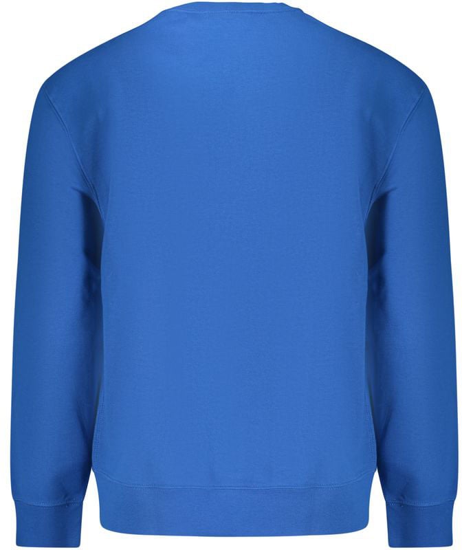 Calvin Klein Blue Cotton Men's Sweatshirt Blauw
