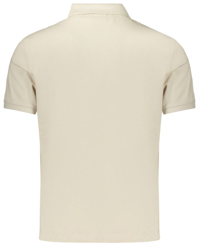 Calvin Klein Beige Cotton Mens Polo Shirt Beige