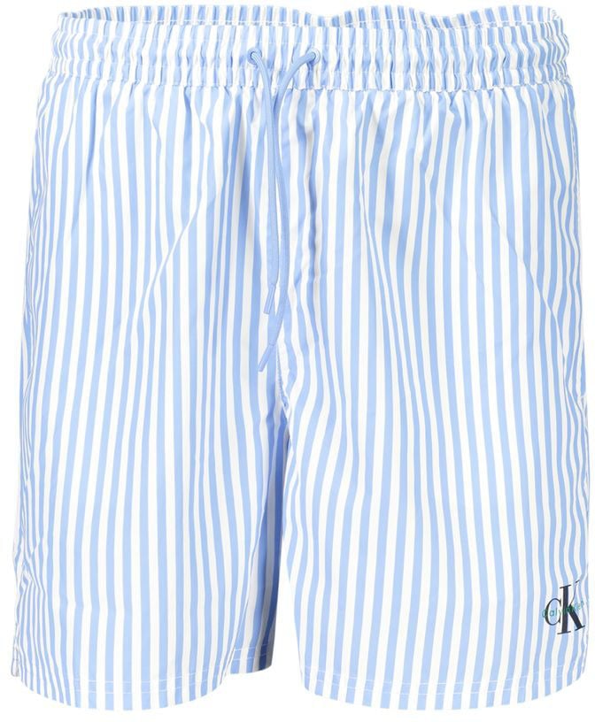 Calvin Klein Blue Polyester Men's Swimwear Blauw
