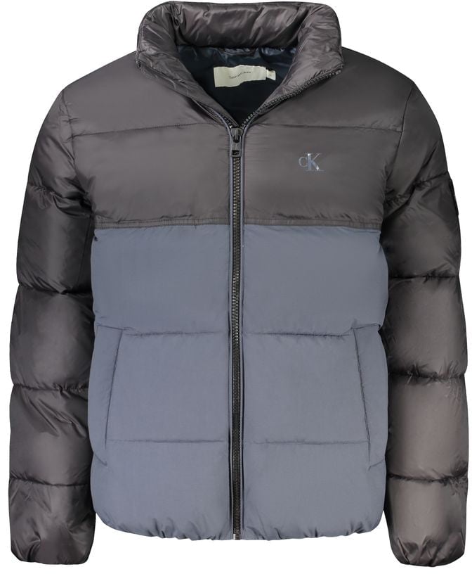 Calvin Klein Calvin Klein Blue Polyester Men's Jacket Blauw