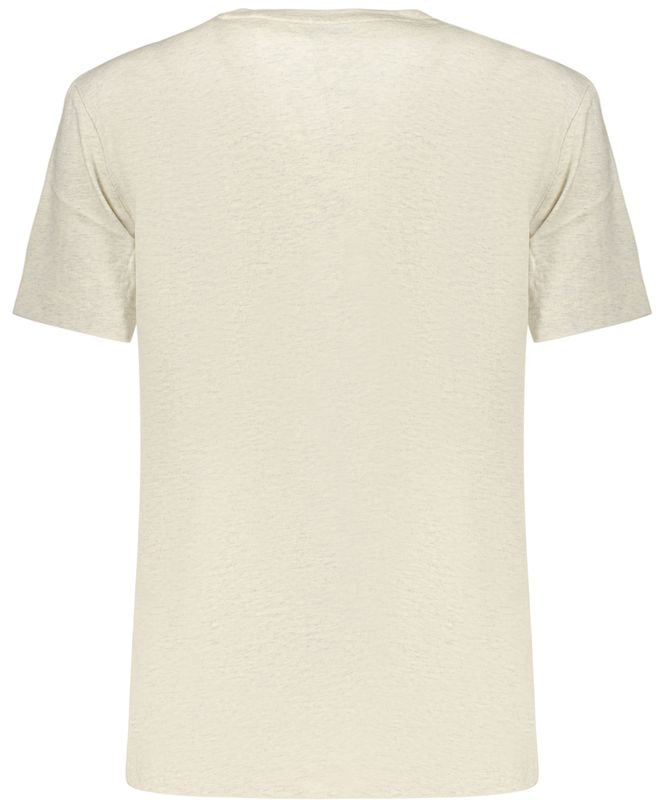 Calvin Klein Gray Cotton Women's T-Shirt Grijs