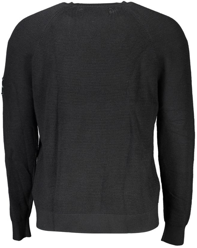 Calvin Klein Calvin Klein Nero Wool Mens Sweater Zwart