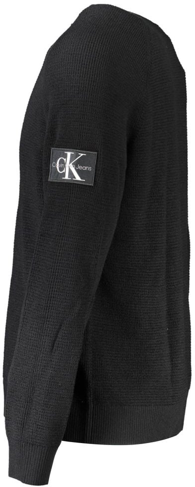 Calvin Klein Calvin Klein Nero Wool Mens Sweater Zwart