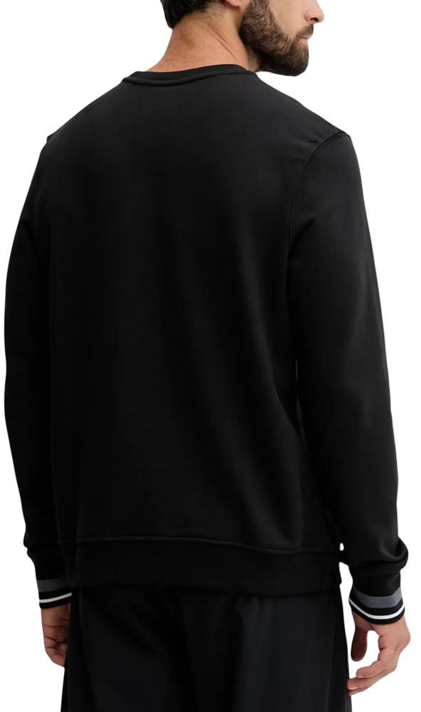 Calvin Klein Sport Black Cotton Sweatshirt Zwart