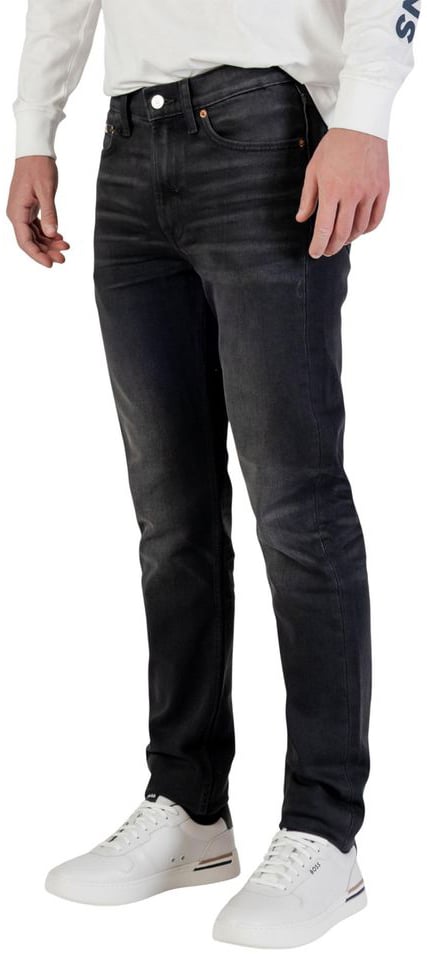 Calvin Klein Jeans Blue Cotton Skinny Jeans Blauw