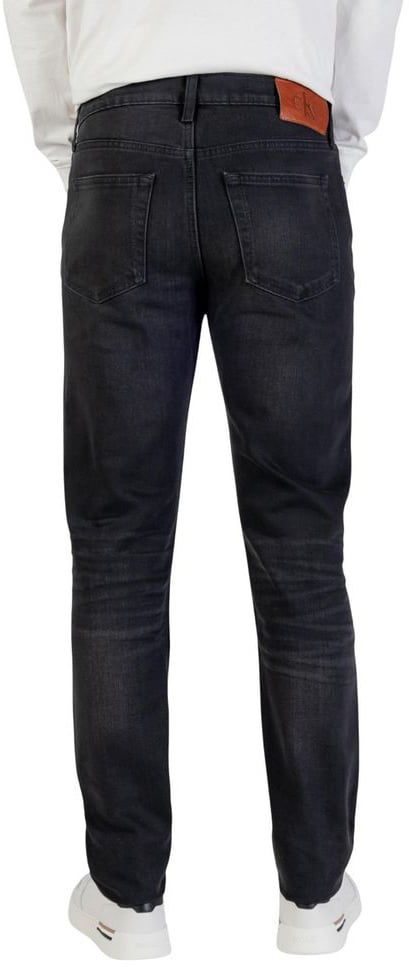 Calvin Klein Jeans Blue Cotton Skinny Jeans Blauw