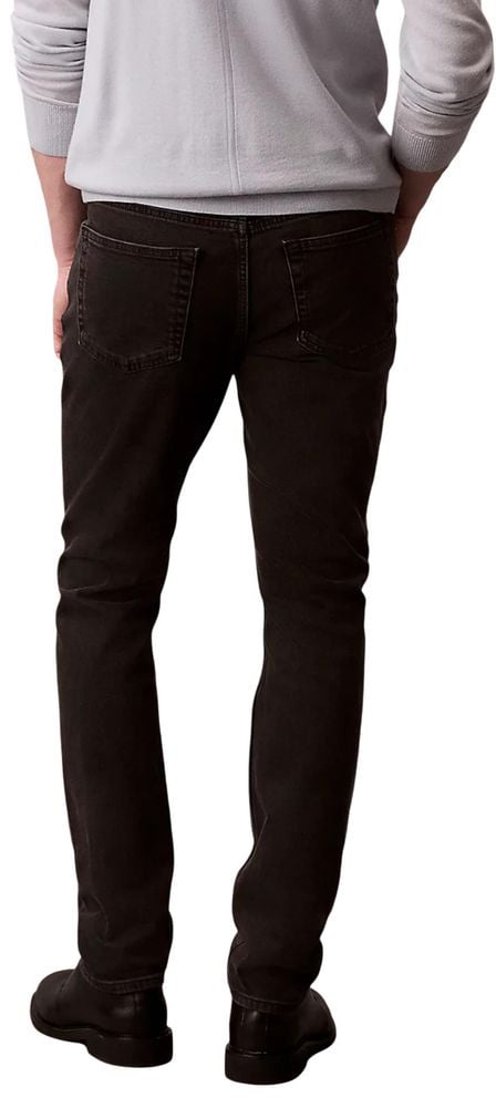 Calvin Klein Jeans Black Cotton Skinny Jeans Zwart