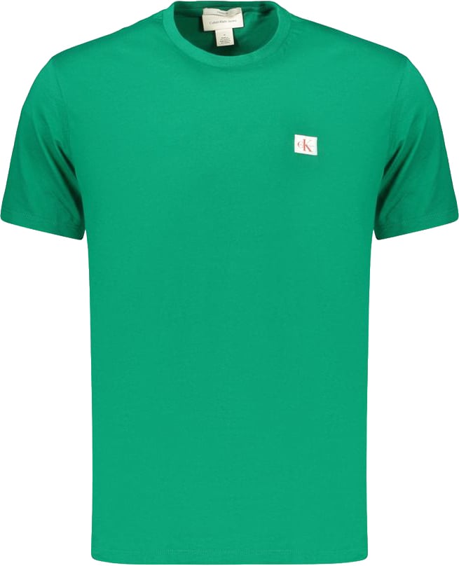 Calvin Klein Calvin Klein Green Cotton Men's T-Shirt Groen