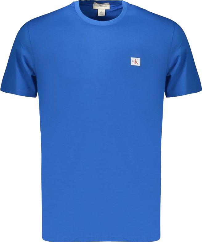 Calvin Klein Calvin Klein Blue Cotton Men's T-Shirt Blauw