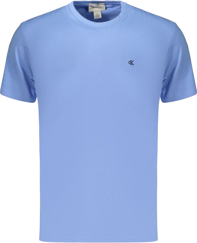 Calvin Klein Calvin Klein Azzurro Cotton Men's T-Shirt Blauw