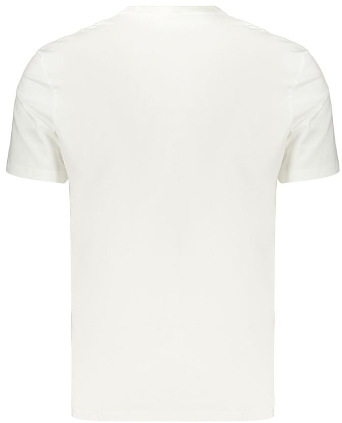 Calvin Klein White Cotton Men's T-Shirt Wit
