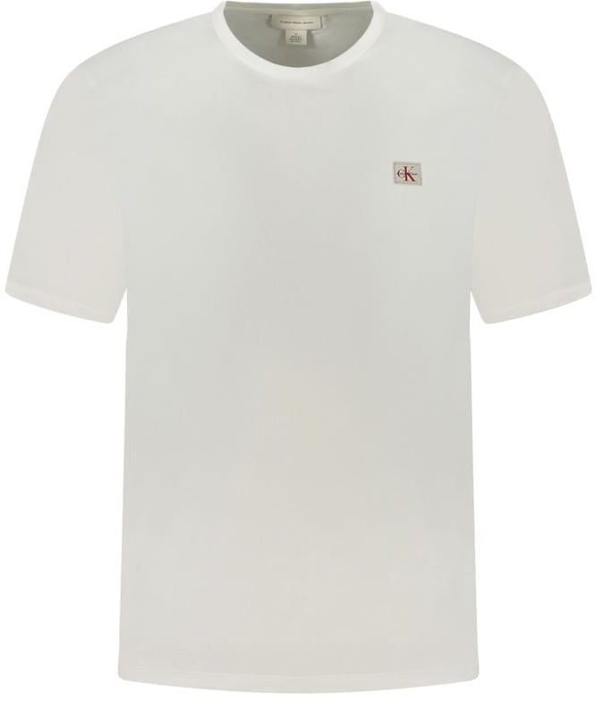 Calvin Klein Calvin Klein White Cotton Men T-Shirt Wit