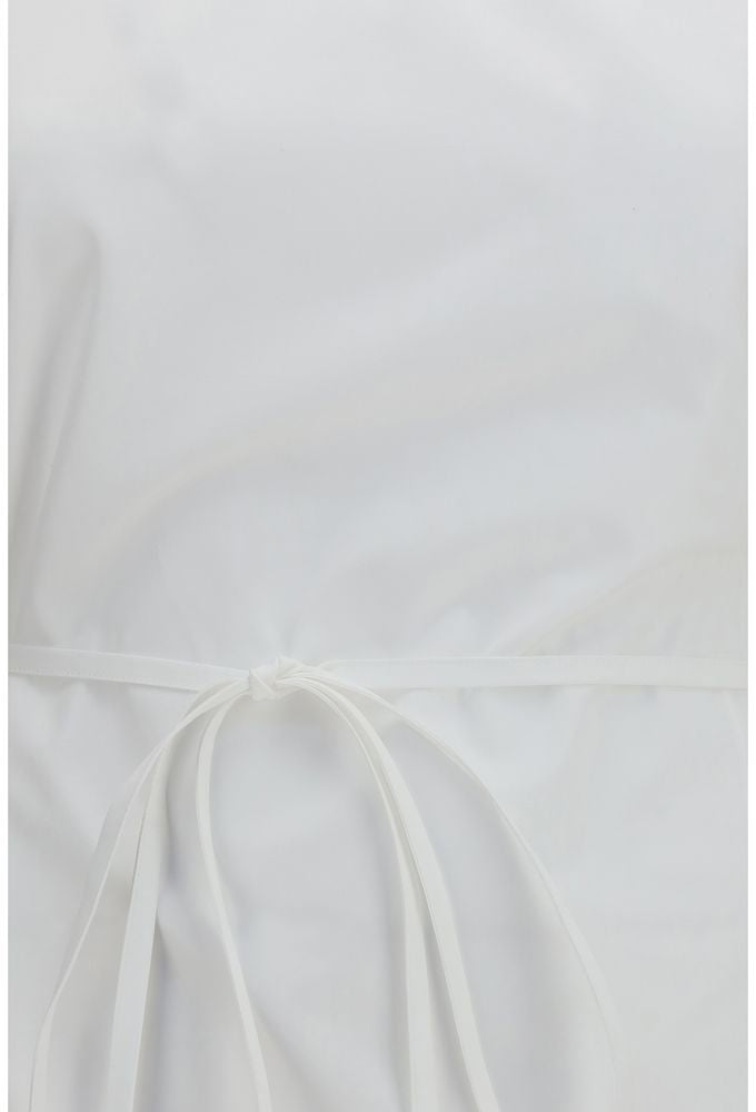 Calvin Klein White Cotton Shortsleeve Shirt Wit