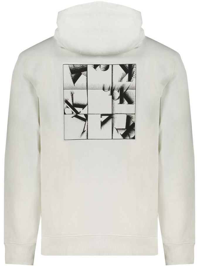 Calvin Klein Calvin Klein White Cotton Men's Sweatshirt Wit