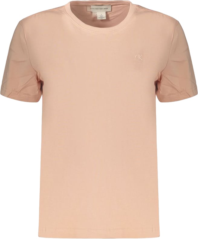 Calvin Klein Rosa Cotton Women's T-Shirt Roze