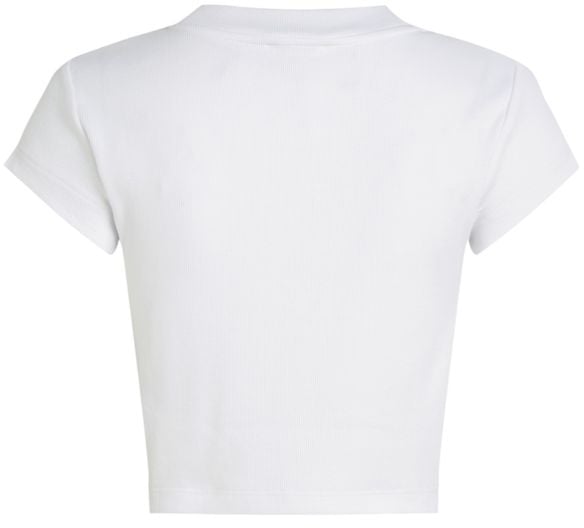 Calvin Klein Jeans White Cotton T-Shirt Wit