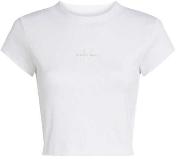 Calvin Klein Calvin Klein Jeans White Cotton T-Shirt Wit