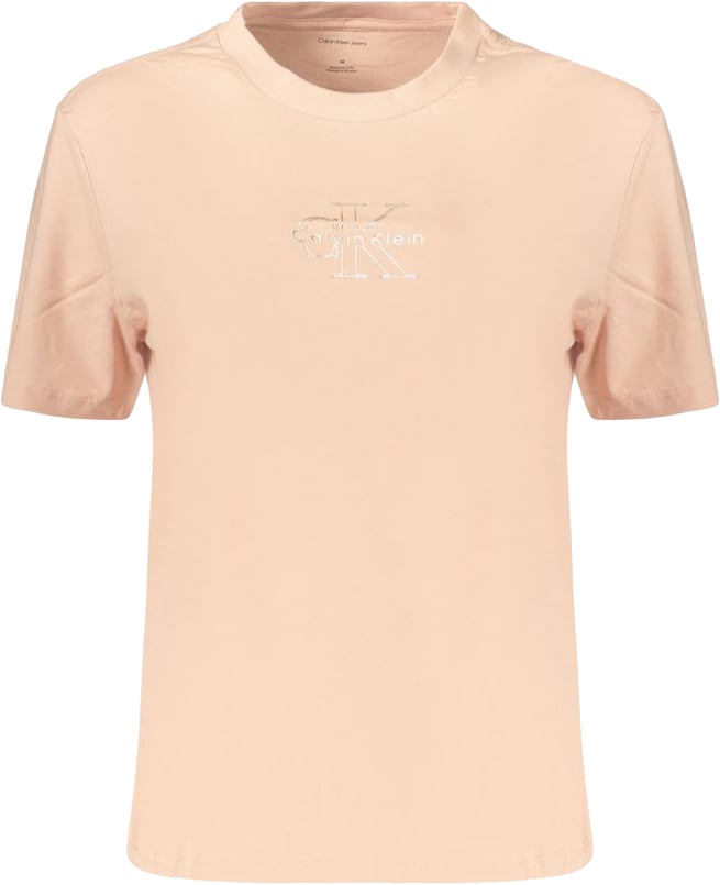 Calvin Klein Calvin Klein Pink Cotton Women's T-Shirt Roze