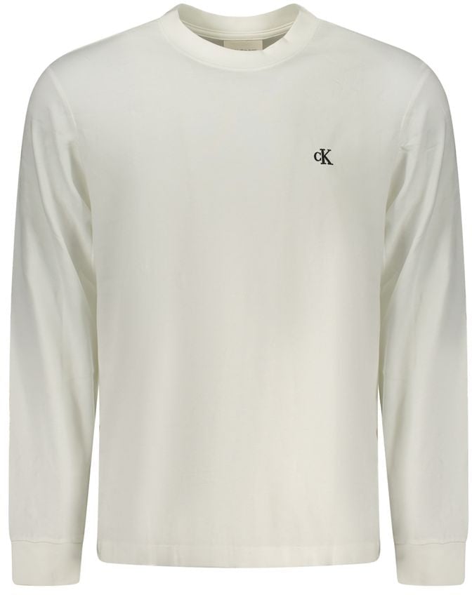 Calvin Klein Calvin Klein White Cotton Men T-Shirt Wit