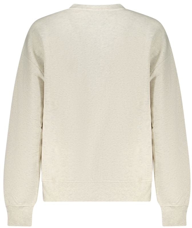 Calvin Klein Gray Cotton Women's Sweatshirt Grijs