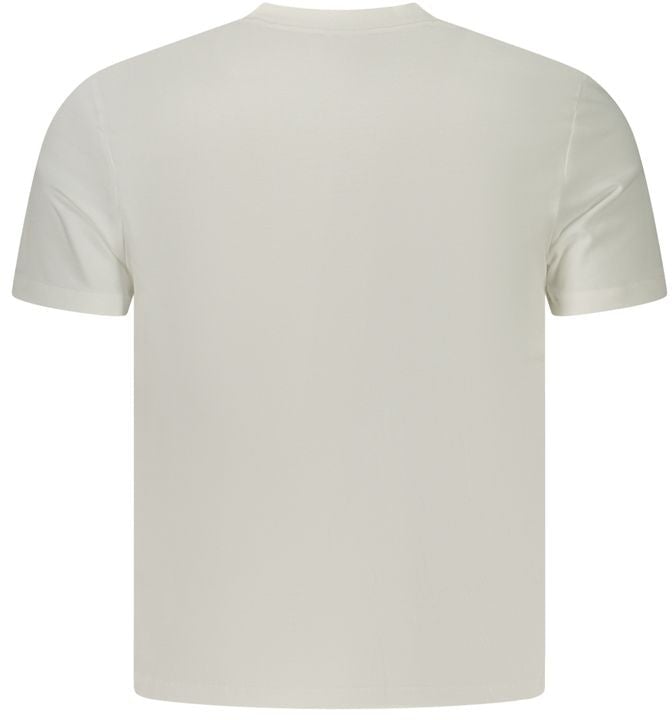 Calvin Klein White Cotton Men's T-Shirt Wit
