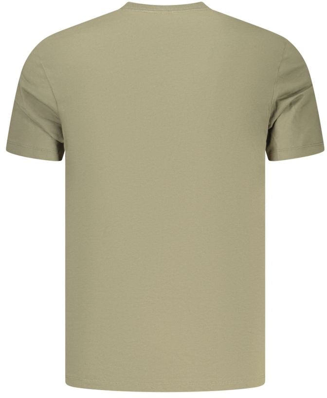 Calvin Klein Green Cotton Men's T-Shirt Groen