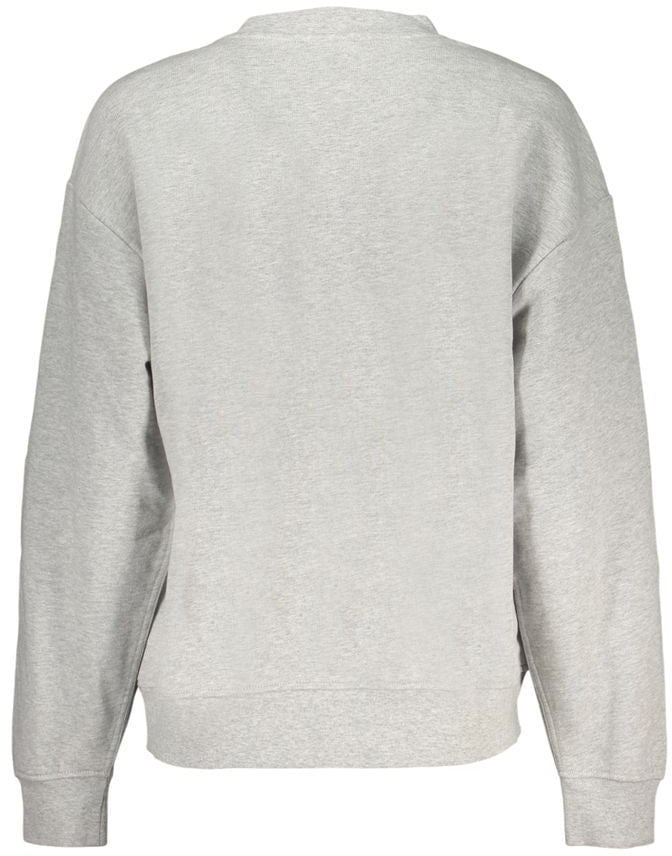 Calvin Klein Gray Cotton Women's Sweatshirt Grijs