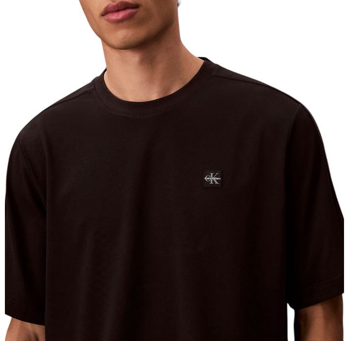 Calvin Klein Sport Black Cotton T-Shirt Zwart