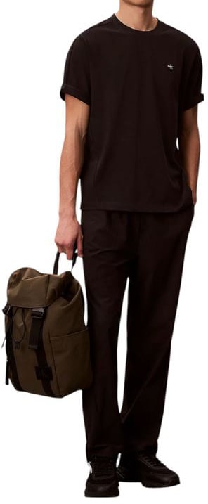 Calvin Klein Sport Black Cotton T-Shirt Zwart