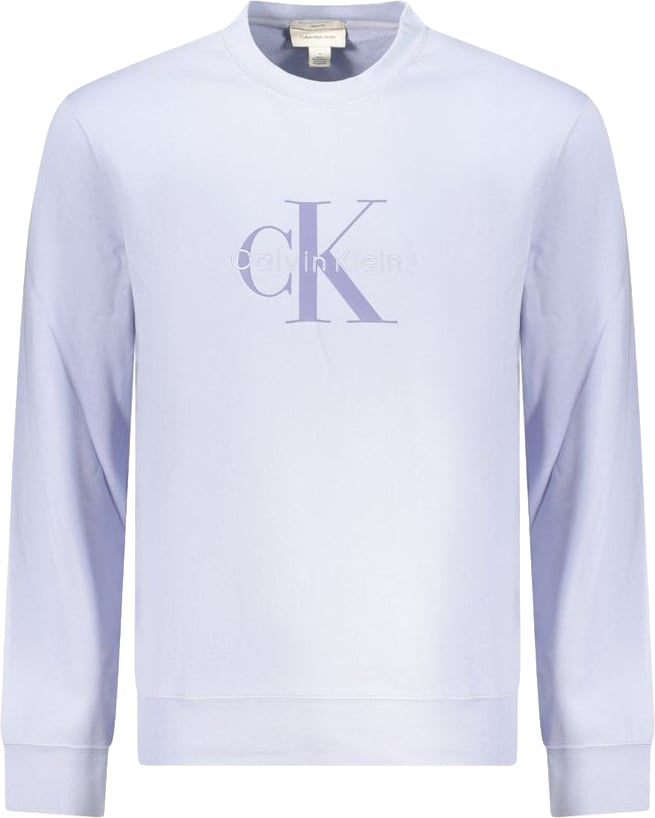 Calvin Klein Viola Cotton Mens Sweatshirt Paars