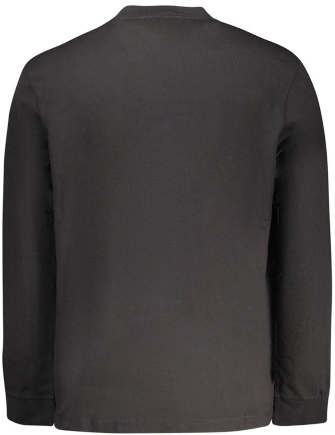 Calvin Klein Black Cotton Men T-Shirt Zwart