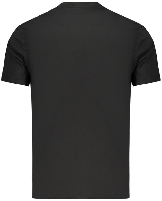 Calvin Klein Black Cotton Men's T-Shirt Zwart